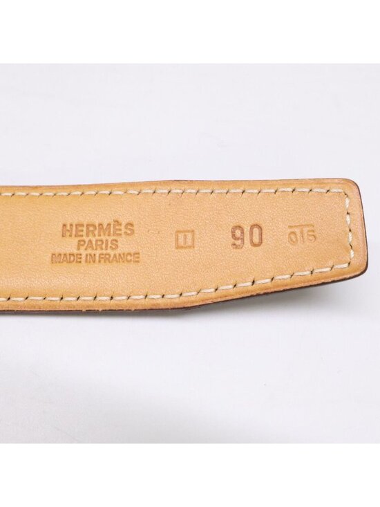 Hermes Buckle I Time Leather 90 Belt main image 9